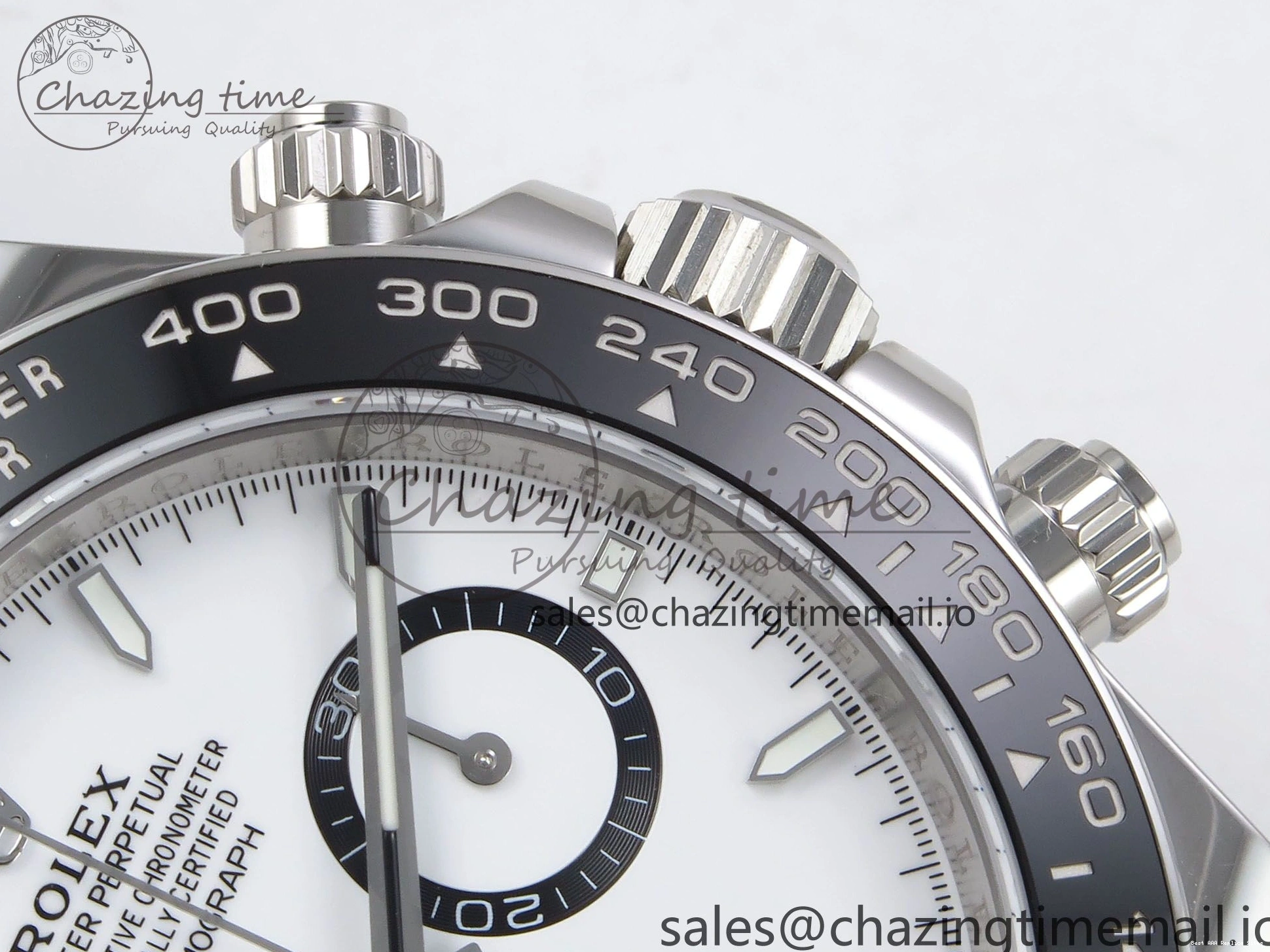 AAA Replica Watches SS SA EWEF 126500 Best White Dial Youthful Bracelet on Steel 1181 Edition Daytona 1:1 904L 0106